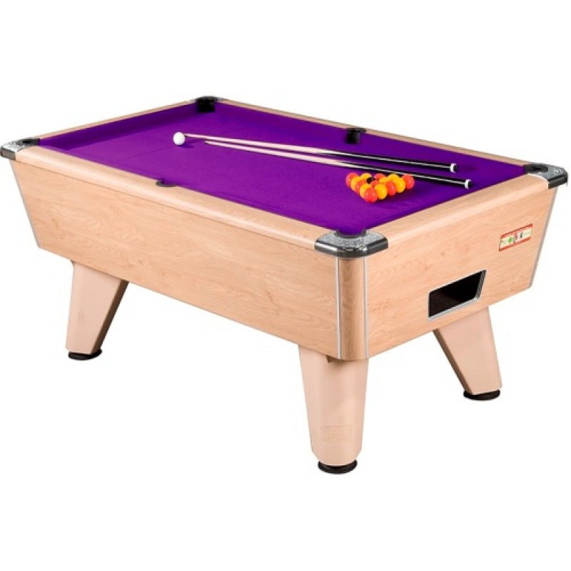 Supreme Winner Pool Table Oak